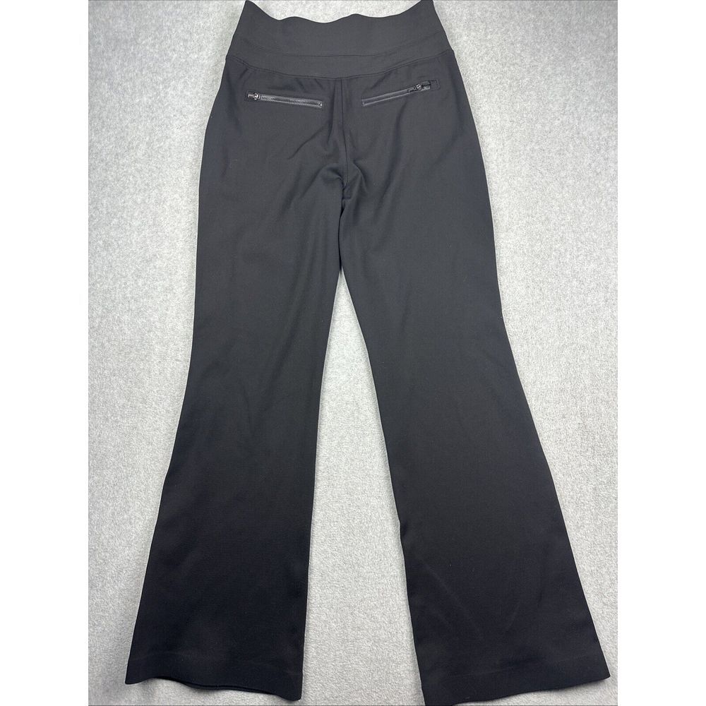 Athleta Pants Women SP Black Flare Stretch Wide Leg Curvy Performance Zip Pocket - Picture 12 of 13